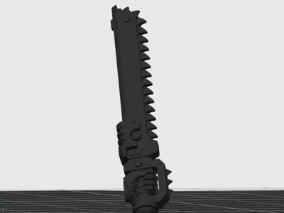 Spiky Sword for big man (32mm scale)