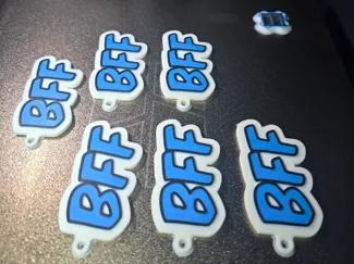 Best Friend Forever (BFF) Keychain