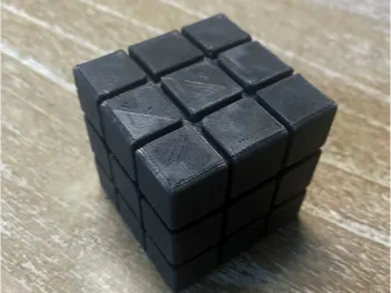 fully 3d printed rubik's cube