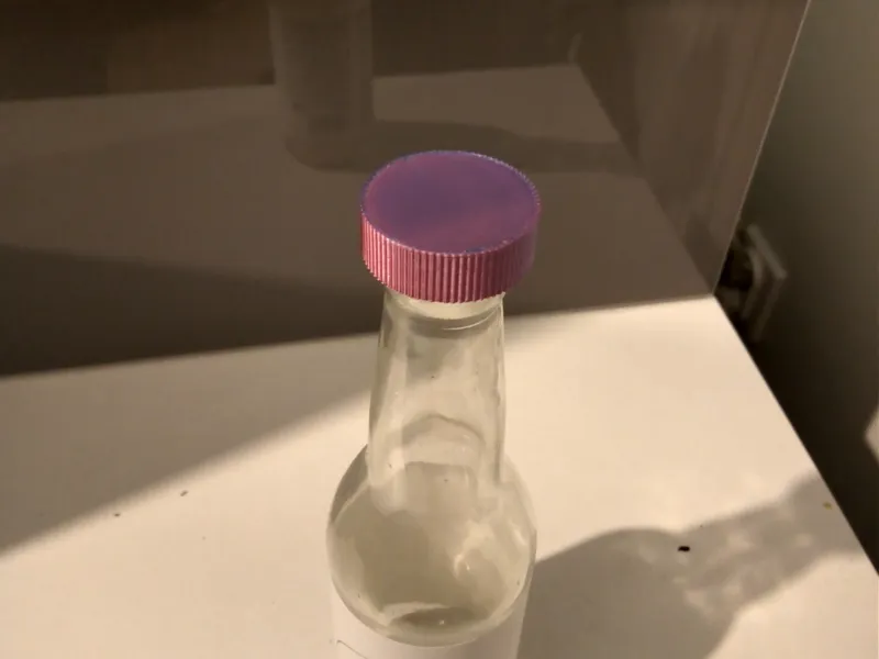 Glass bottle cap