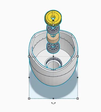 Braun Mixer Arm Body