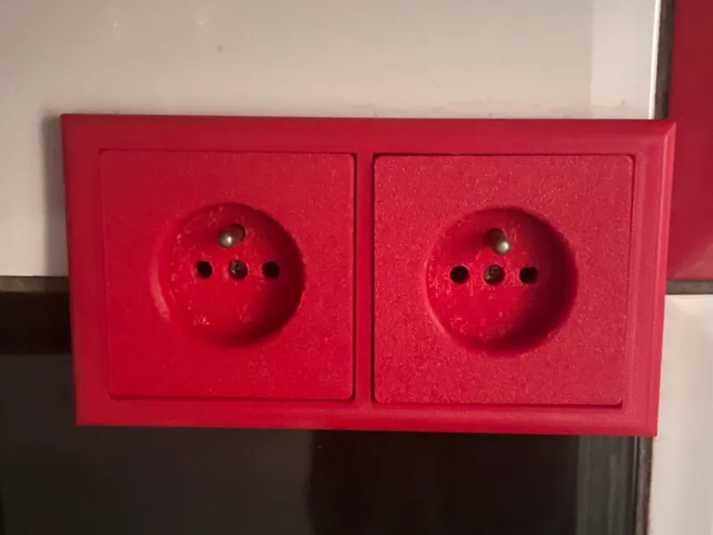 Electric Outlet for 2 slots EU