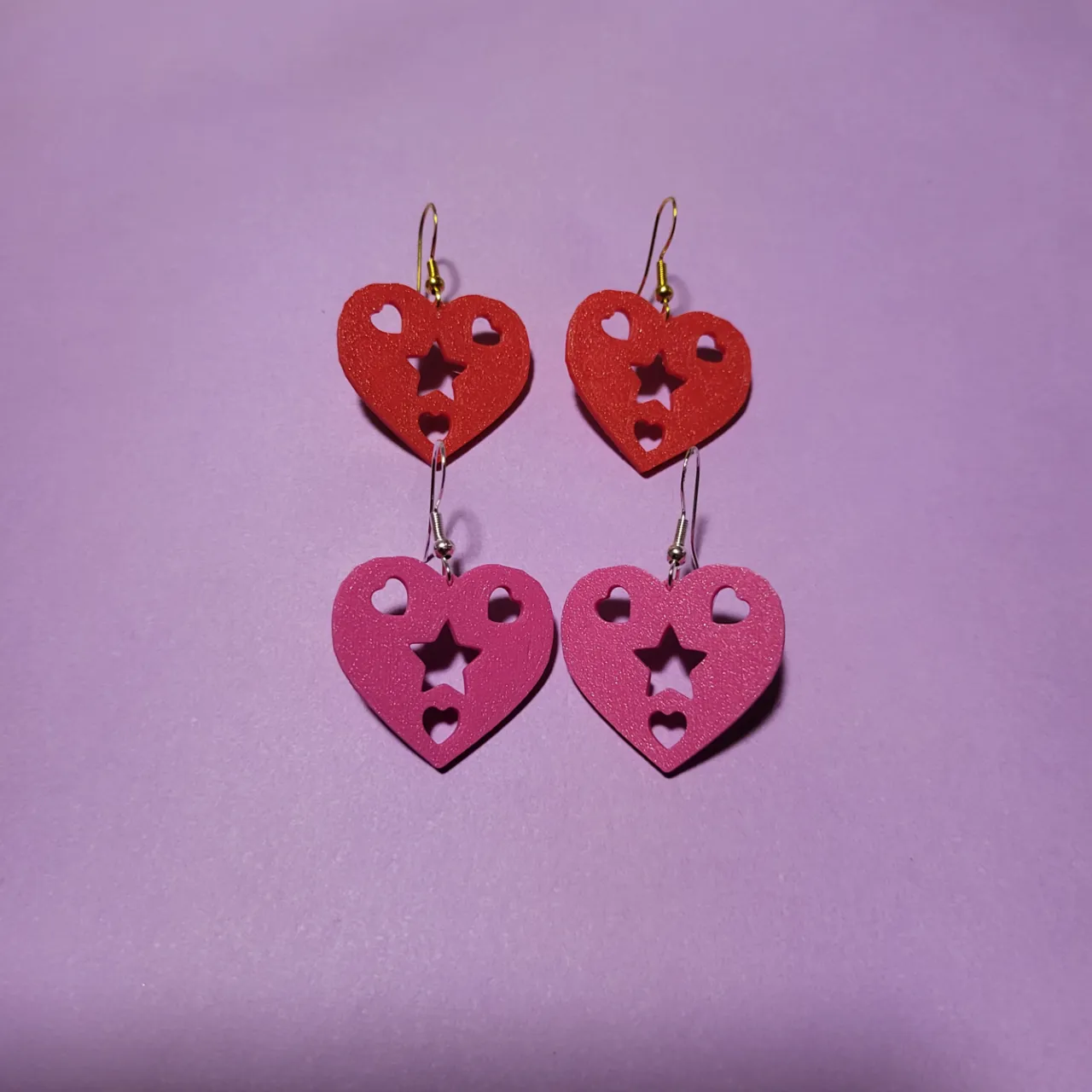 HEARRINGS HEART WITH STARS view 3