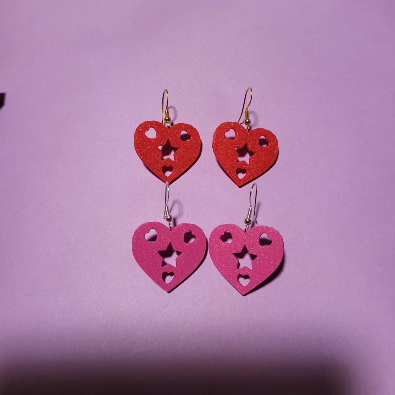 HEARRINGS HEART WITH STARS view 2