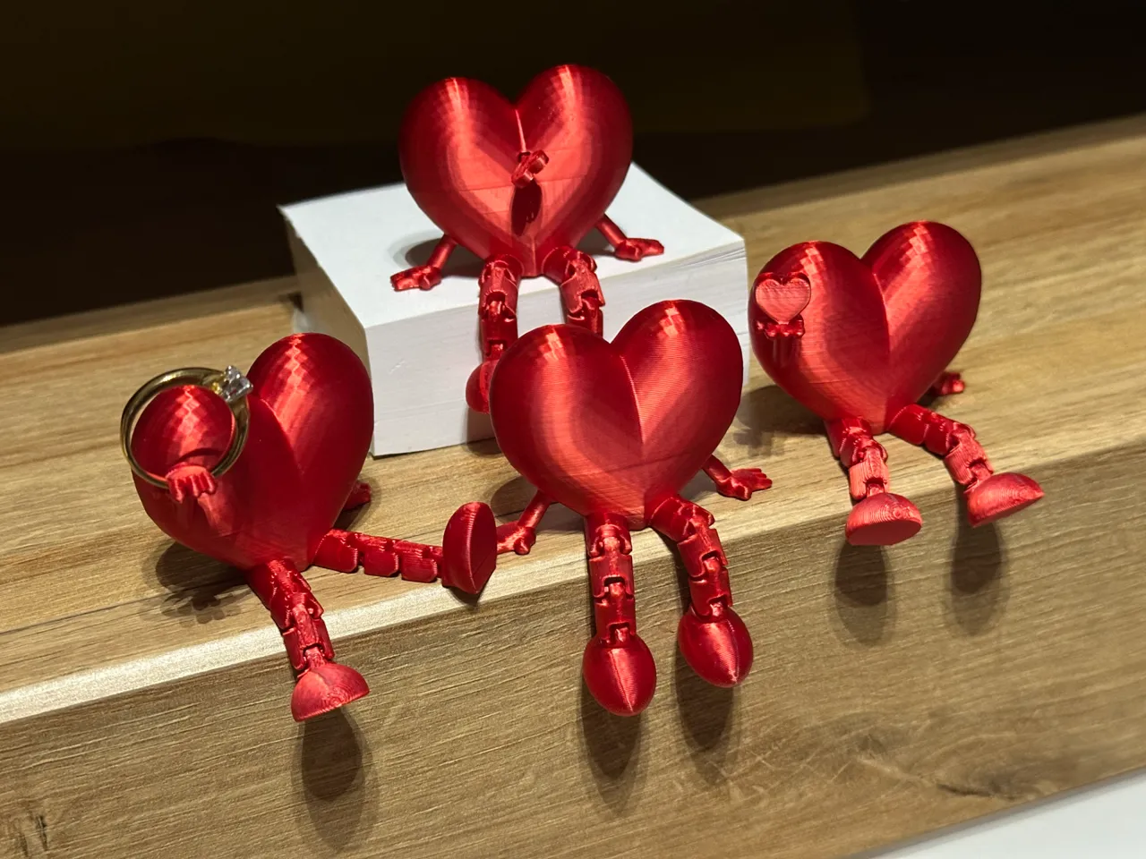 Articulated Hearts - 4 models - Valentine's Day view 4