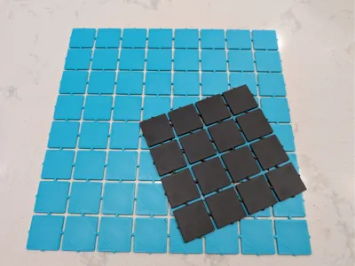 1 Inch Grid Template