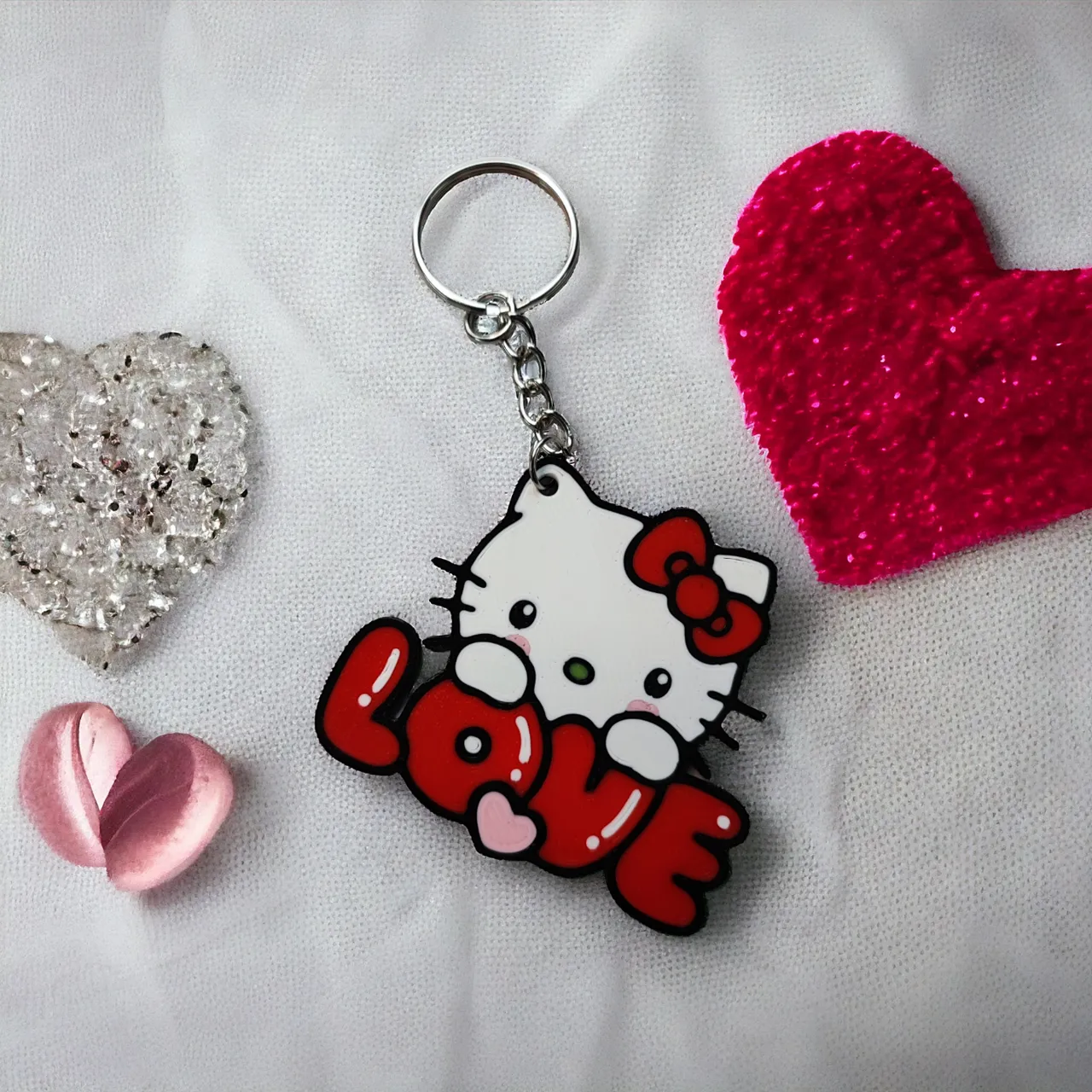 Key Ring Kello Kitty Valentine's Day view 3