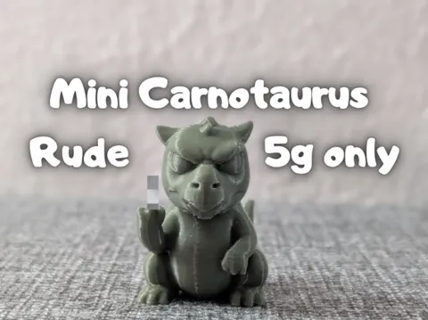 Mini Carnotaurus - Prehistoric Rudeness