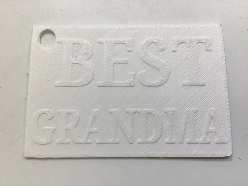 BEST GRANDMA Keychain