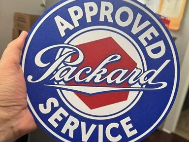 Approved Packard Service Sign 240mm