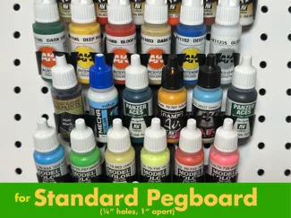 17/18ml Dropper Bottle Holder for Pegboard