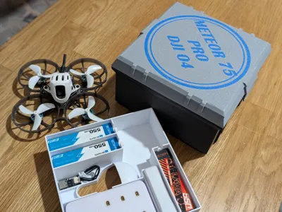 BOX Meteor 75 PRO con DJI O4 betafpv
