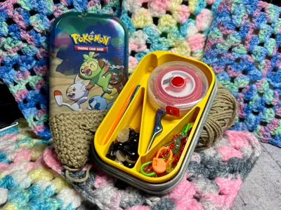 Mini Tin Crochet & Knitting Accessories Insert