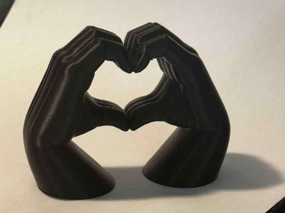 Valentine Heart Hands Figurine - Love Symbol