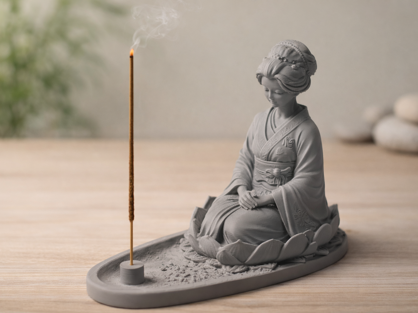Geisha Incense Holder – Zen Lotus