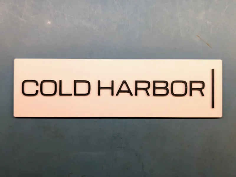 Cold Harbor Room Sign