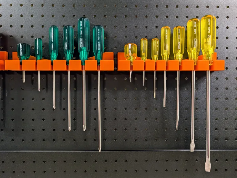 Stanley Acetate Screwdriver Holder Pegboard