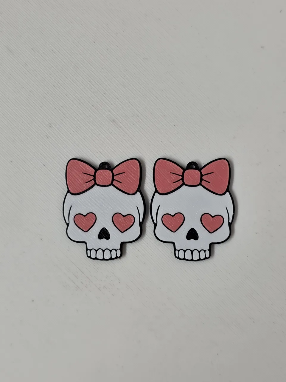 Girl Skull Earrings view 2