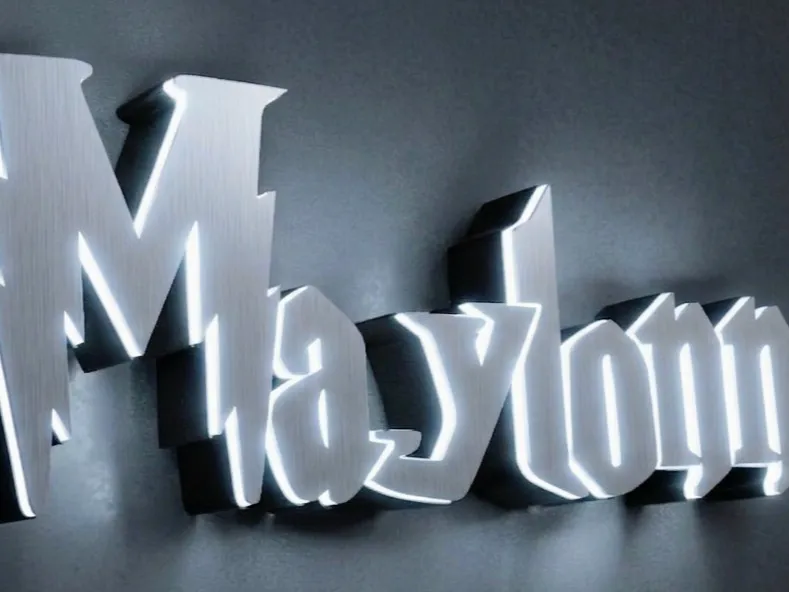 Lampe prenom Maylonn Police Harry Potter