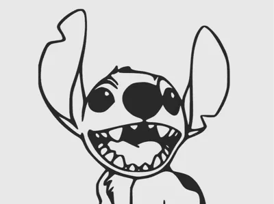 Stitch LineArt / WallArt
