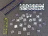 Standard 0.2mm layer. Two plates with text up/down