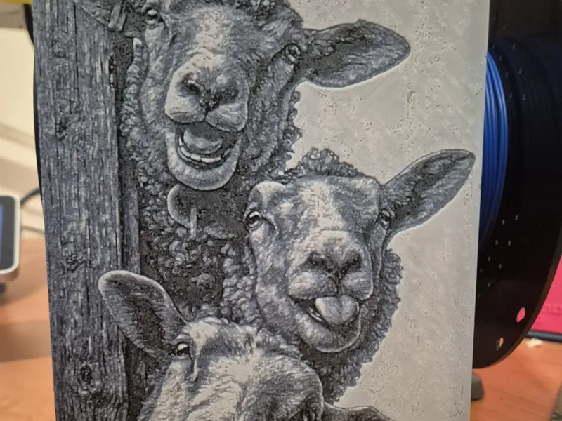 sheeping around hueforge