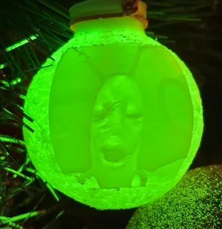 Cursed Plankton Christmas Ornament