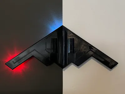 B-2 Spirit Wall Decor w/ LED Backlighting