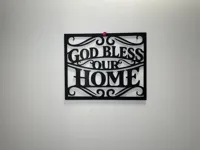 Panneau mural Que Dieu bénisse notre foyer — photo 4