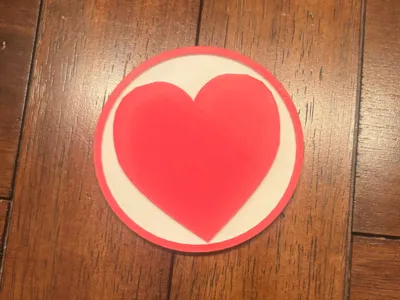 Heart Coaster