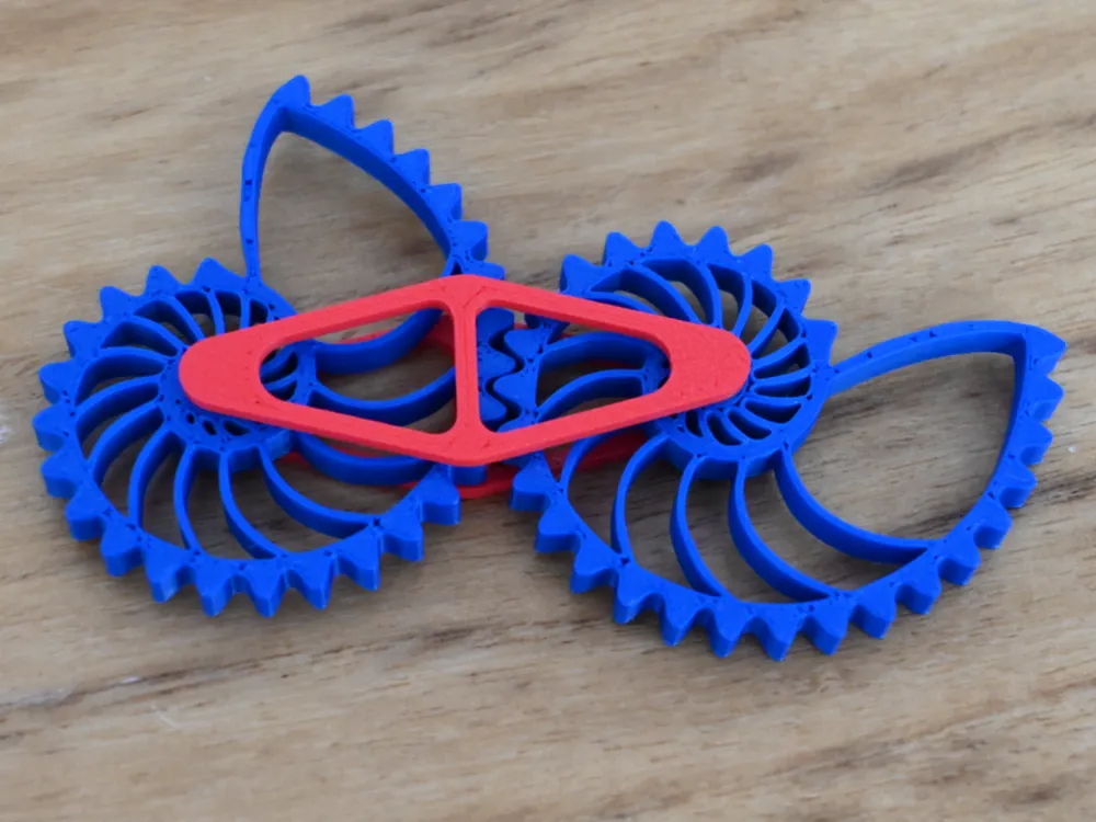 Nautilus gear fidget by 3D all MakerWorld: Download Free 3D Models