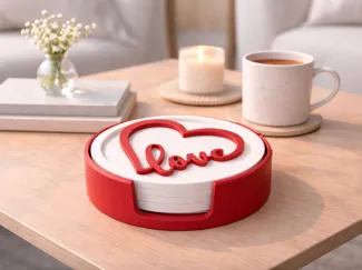 Valentine's Day Love Coasters