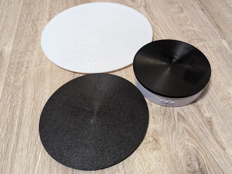 Cover for cheap motorized Turntable 142/180/256mm