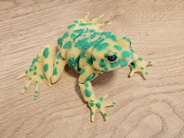 Letrero o emblema decorativo: Realistic Flexi Green Toad — vista de referencia 4