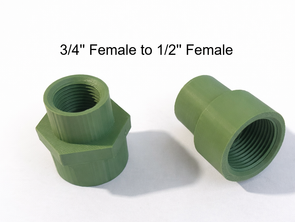 Raccordo Idraulico 3/4" Femmina → 1/2" Femmina