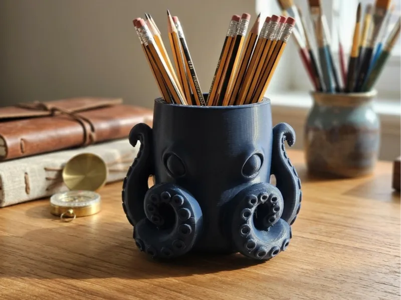 Octopus Pen Holder- Octopus Pencil Holder -Pen Cup