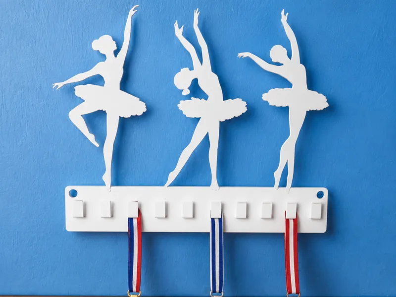 Ballet dance medal hangers for ballerinas /dancers