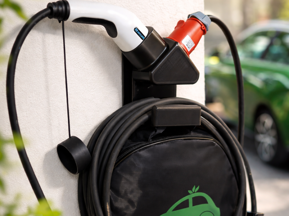 Ev charging (type 2) plug holder 