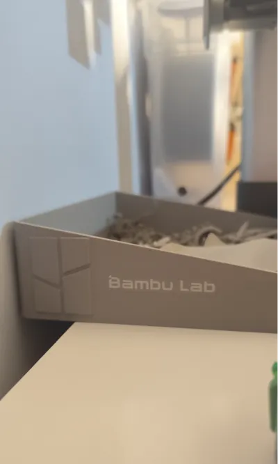 Poop and waste print bucket.