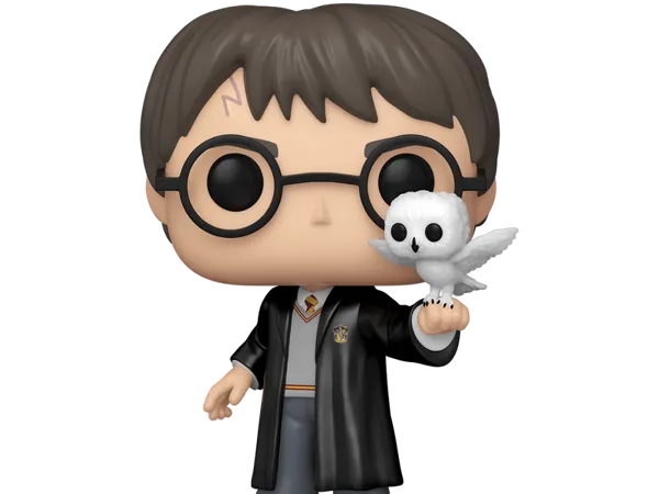 Figurine Harry Potter et Hedwige