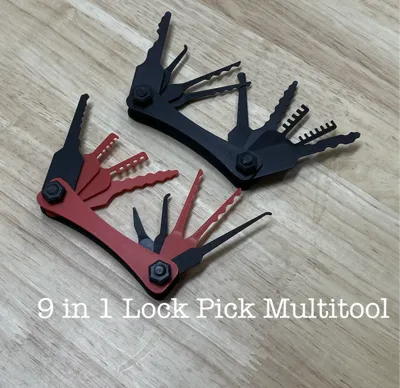 Lock Pick Toy (9 in 1 Multitool)