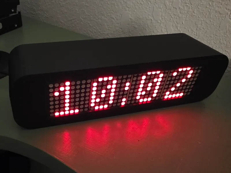 MAX7219 Clock Enclosure