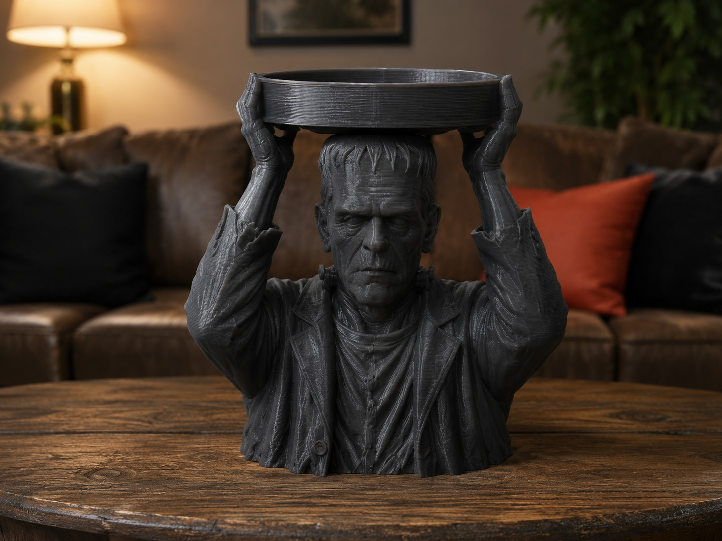 Frankenstein 3-Wick Candle Holder - 1
