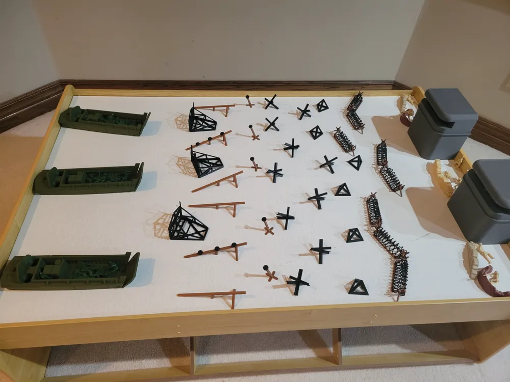 D-Day Beach Obstacle Belgian Gate/Cointet-element by Sgt. Hawk - MakerWorld