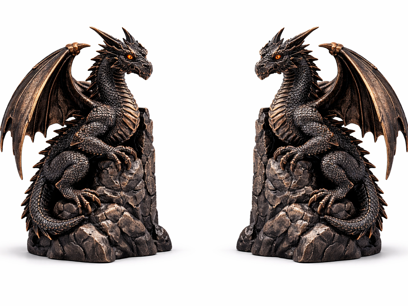 Dragon bookends
