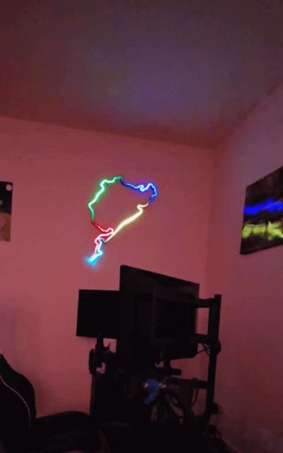 Nurburgring Nordschleife LED strip decor