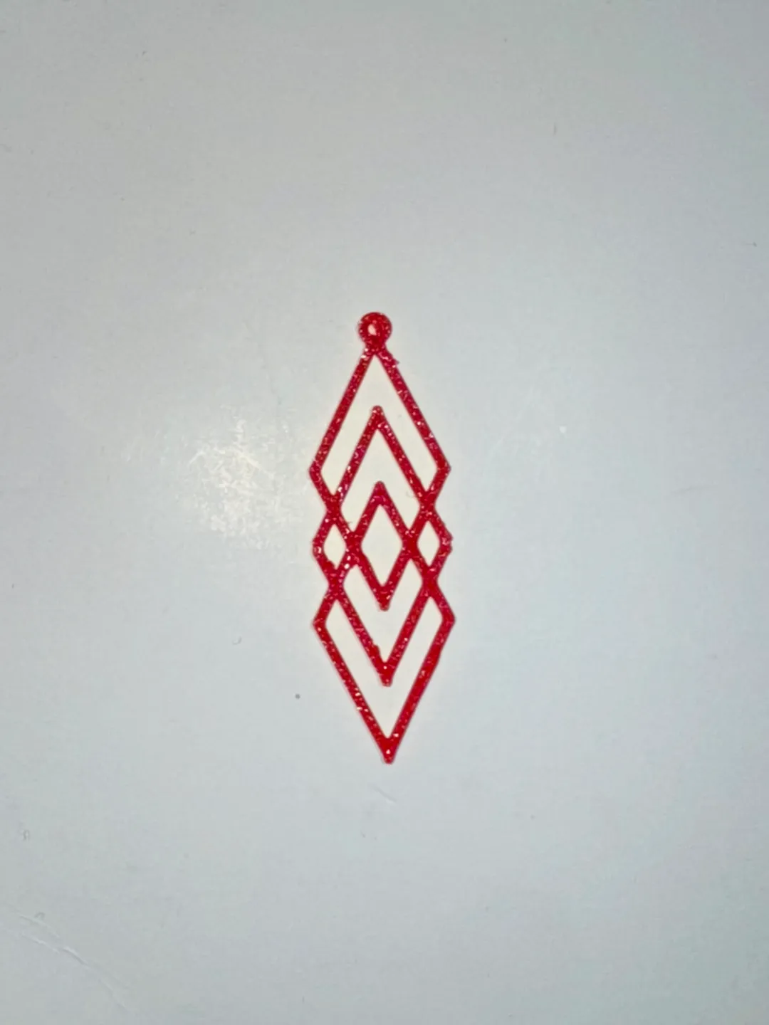 3 Cross Diamond Earrings view 3