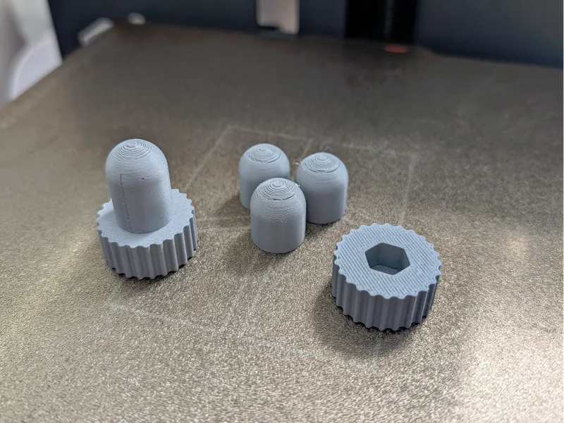 Parametric Thumb Screw (Hex Nut)