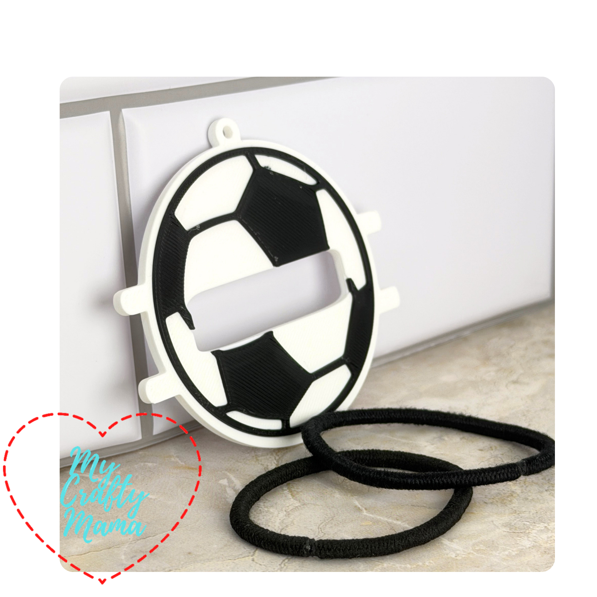 Soccer Hair Band keychain - 1
