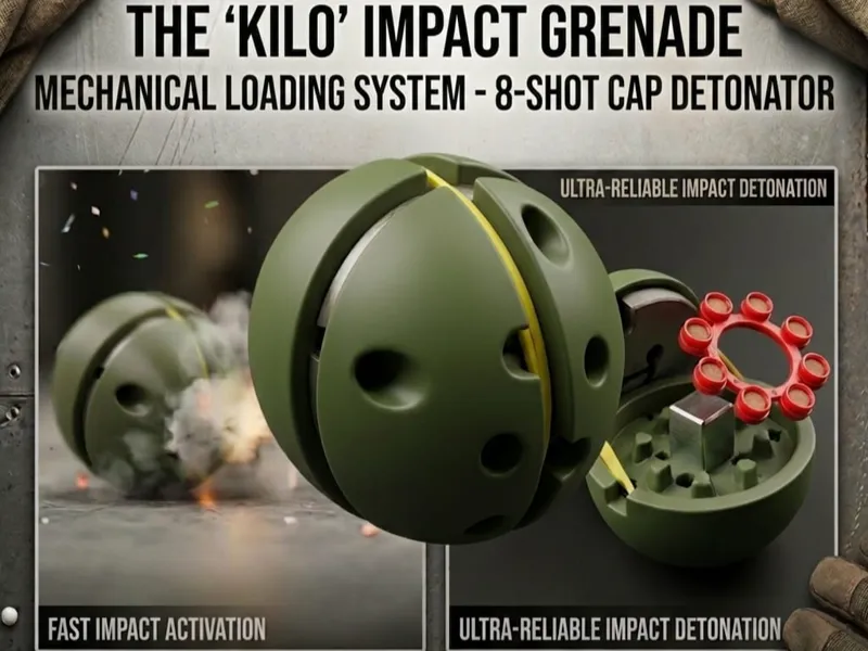 Impact Grenade for Airsoft (8-Shot Ring Cap)